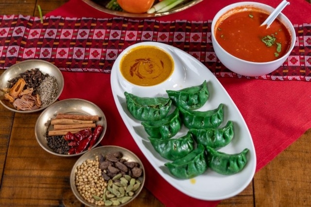 Impossible Vegan Momo Steamed.