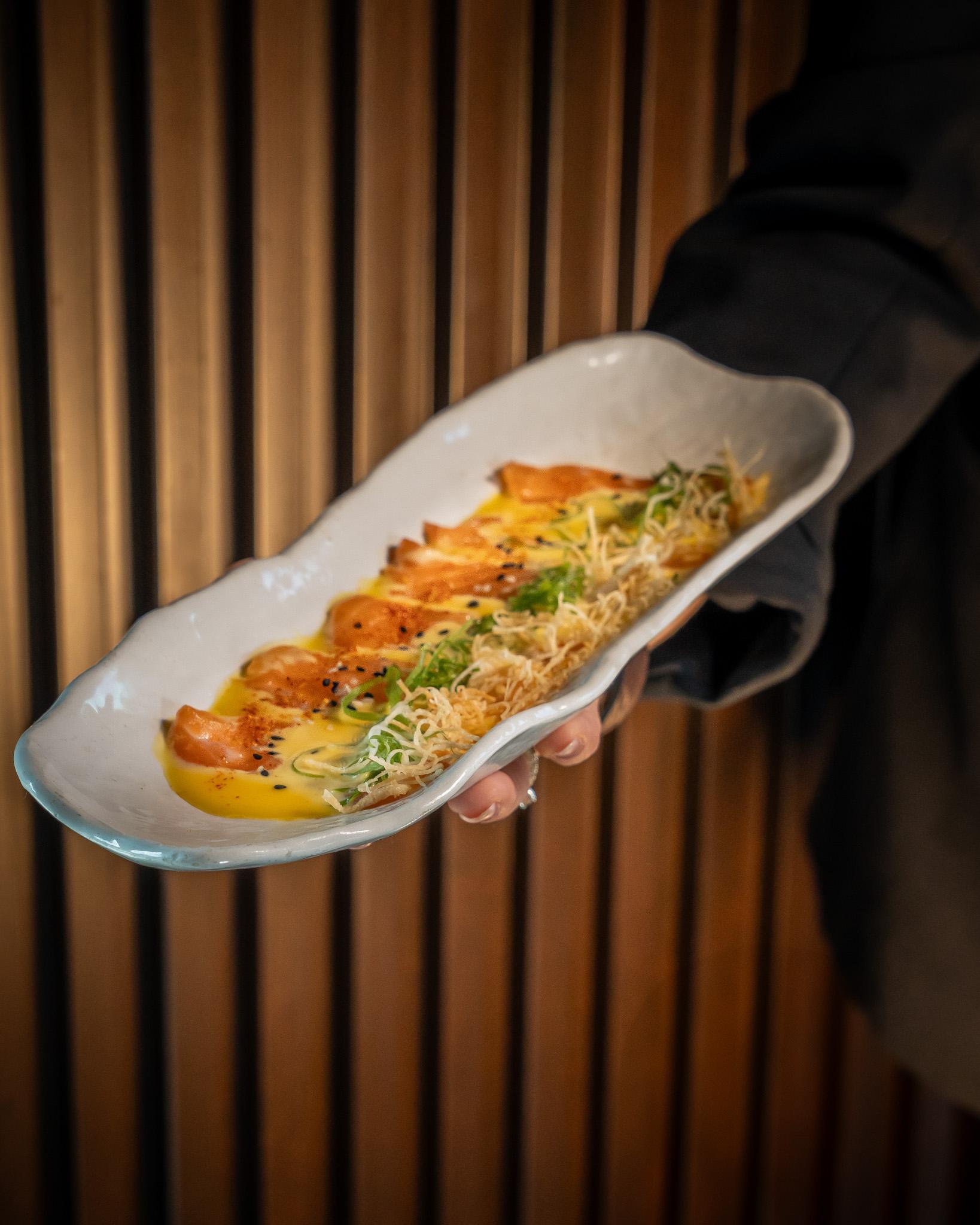 Carpaccio- Tiradito Salmon.