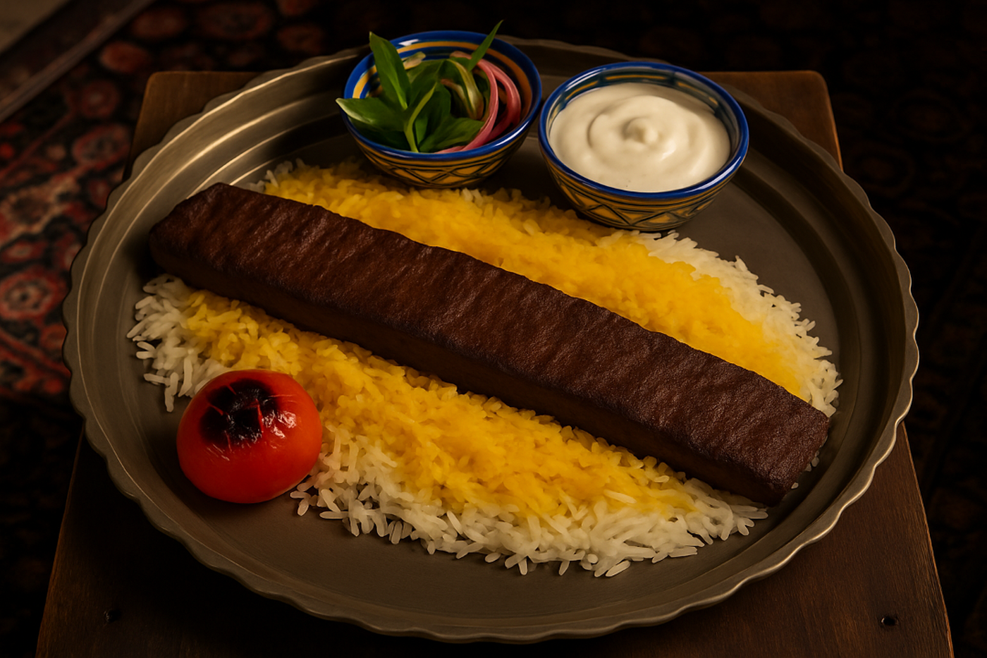 Barg Kabab (برگ کباب).