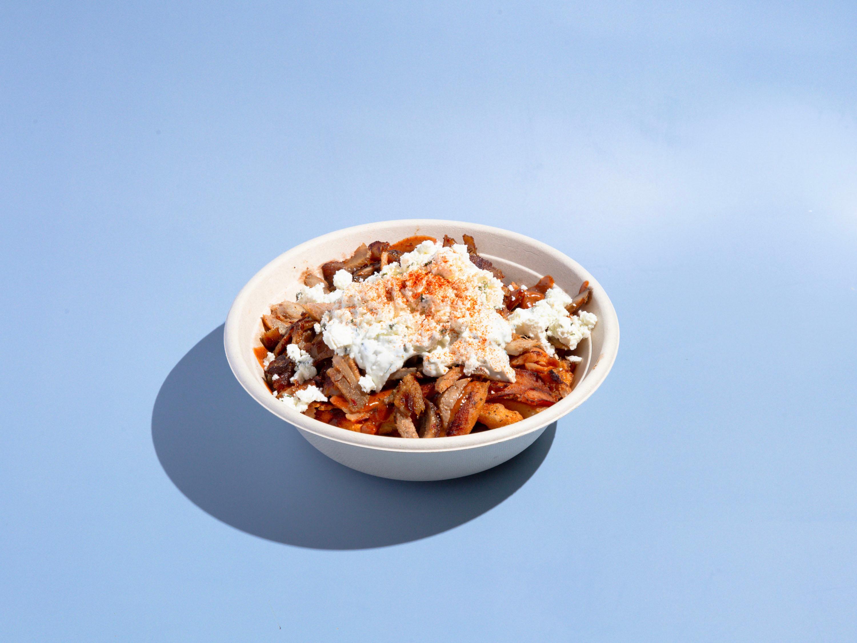 Loaded Greek Fries.