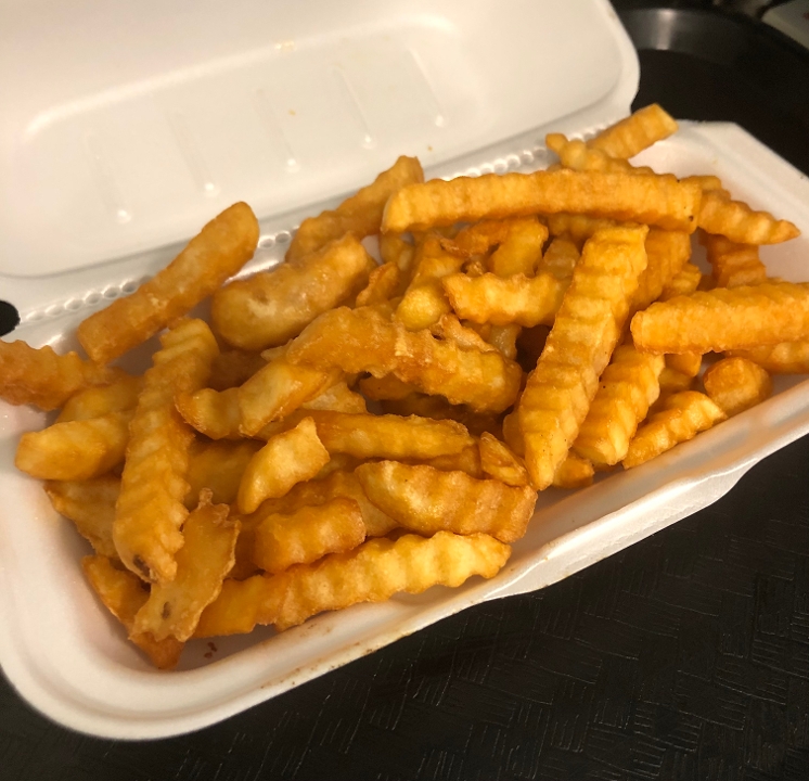 Side Crinkle Cut Fries.