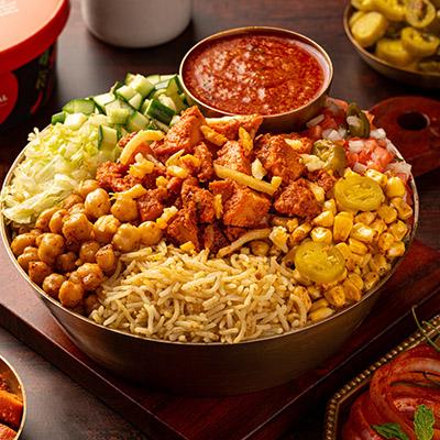 Spicy BBQ Chicken Bowl.