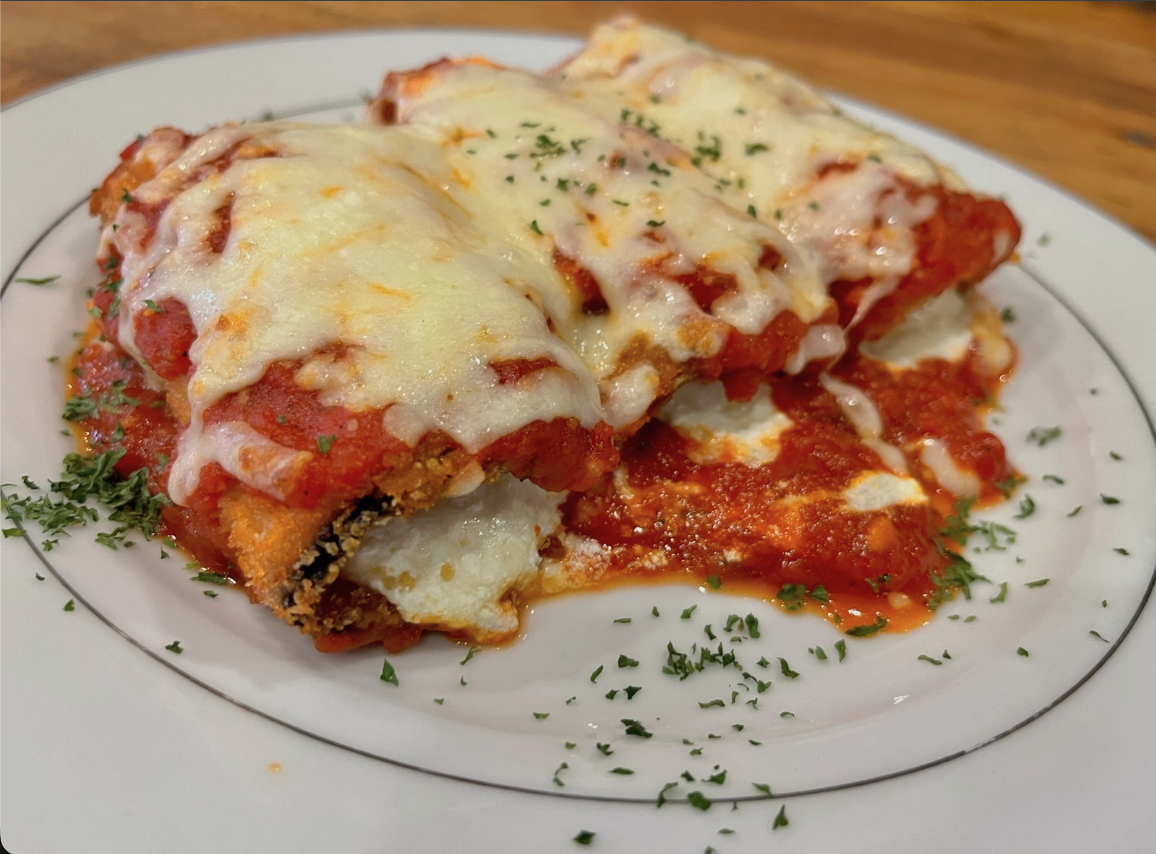 EGGPLANT ROLLATINI Appetizer.