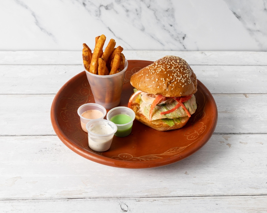 Beef Burger Combo.