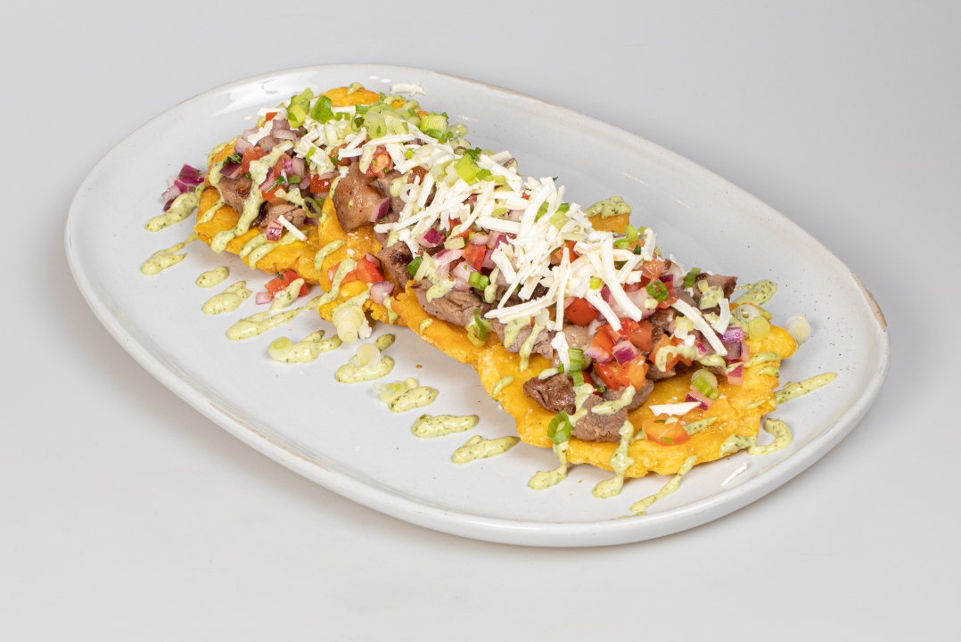 Simon Bolivar tostones.