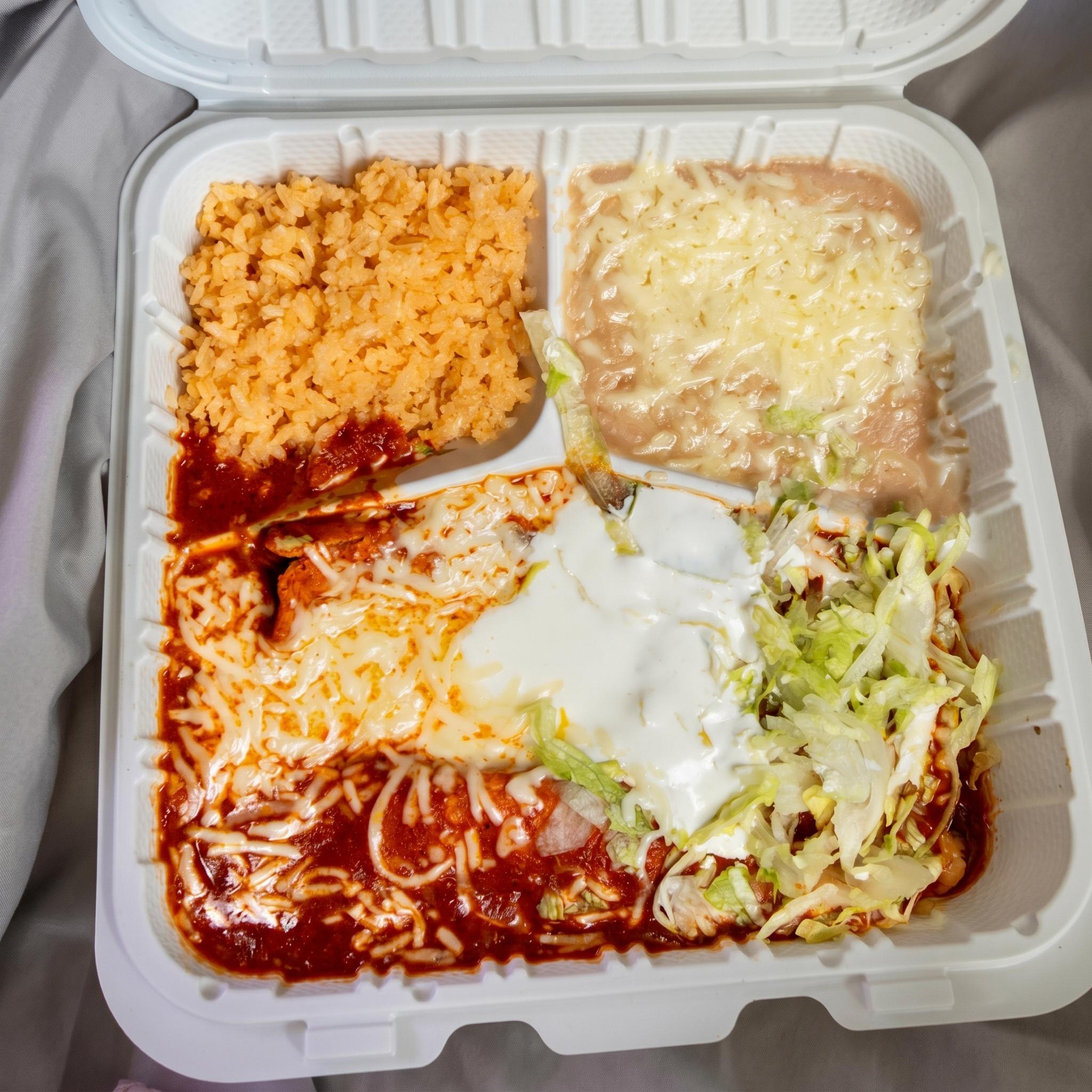 #6 Three Enchiladas.