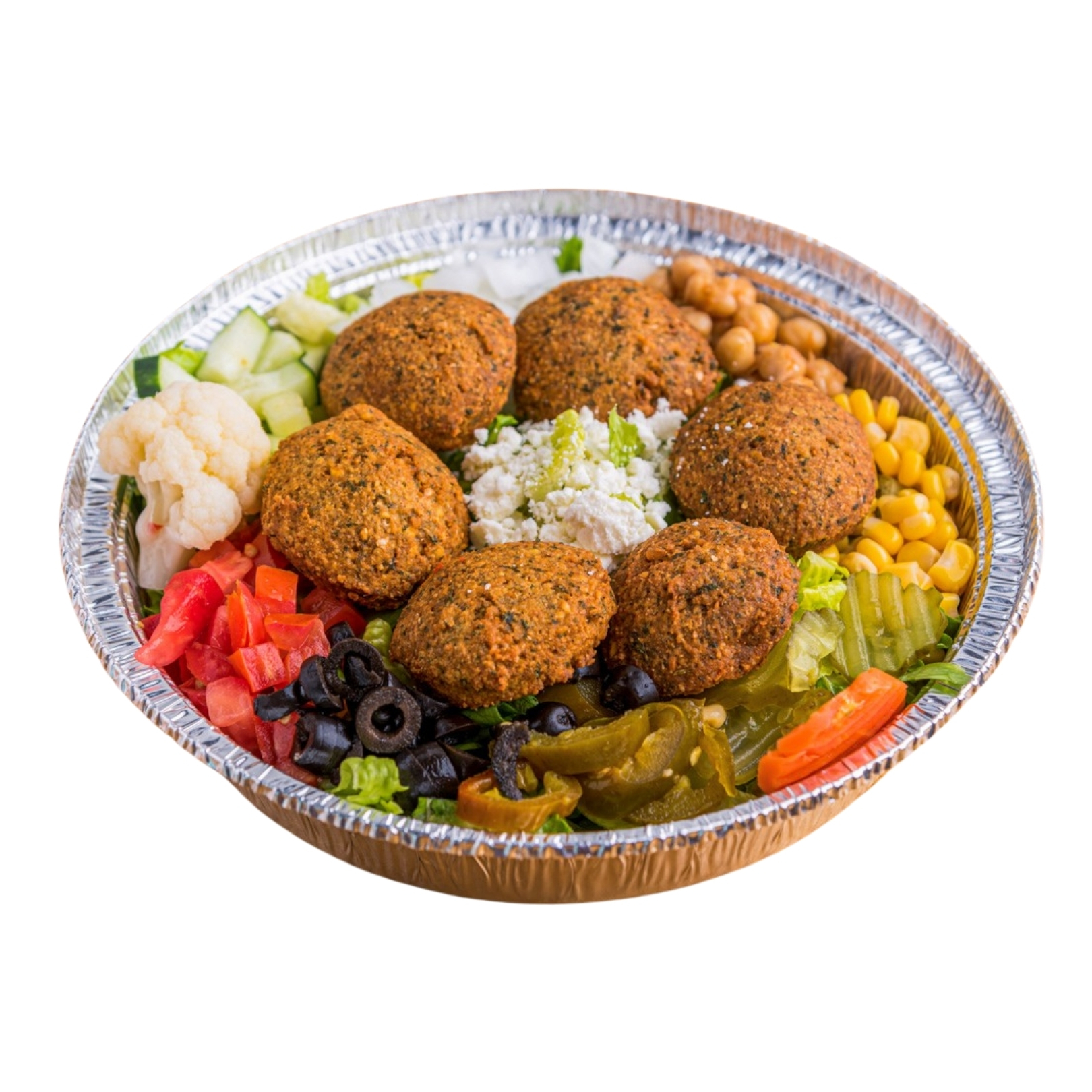 Falafel Salad Platter.