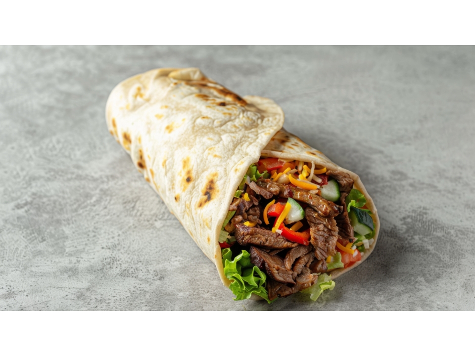 Philly Cheese Steak Wrap.