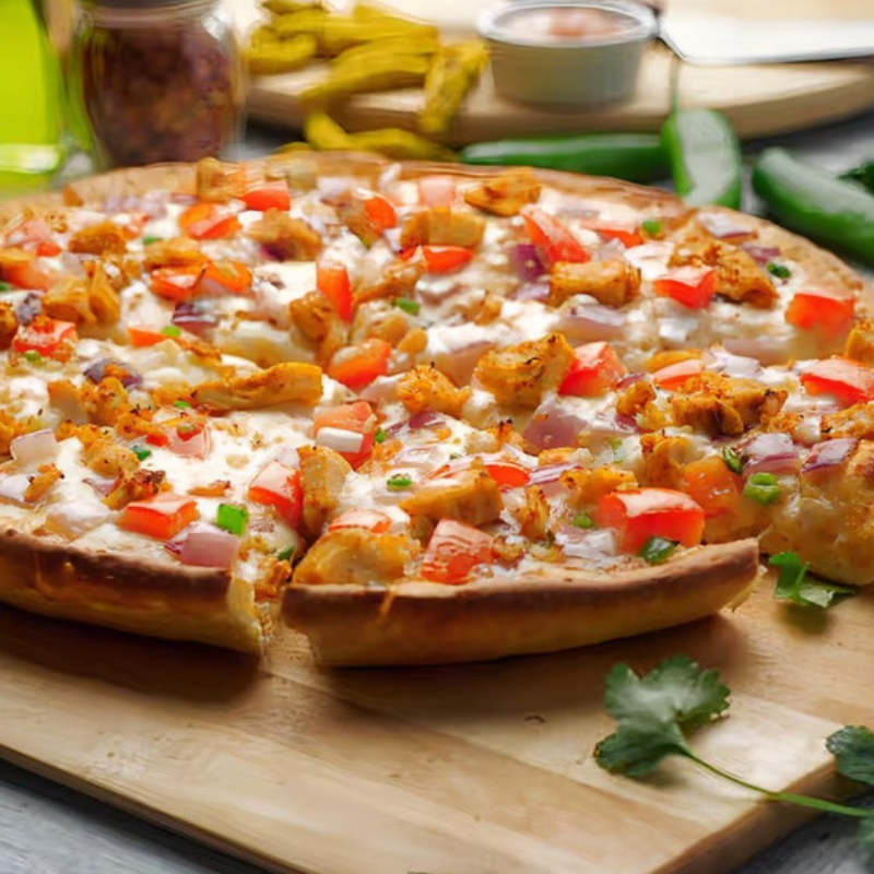 Butter Chicken Pizzatwist.