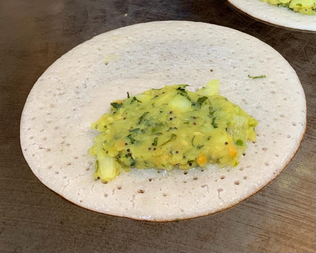 Vegan Masala Dosa.