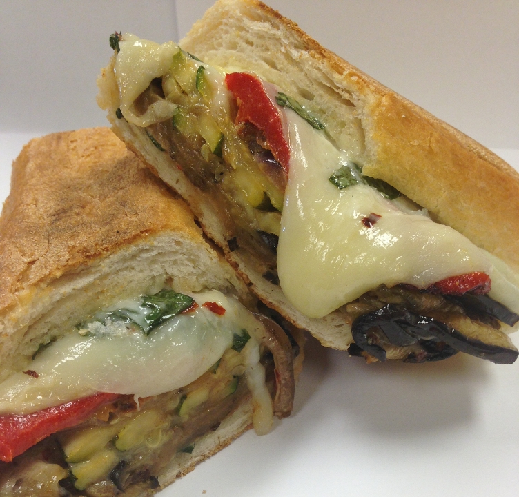 Roasted Veggie Melt **.