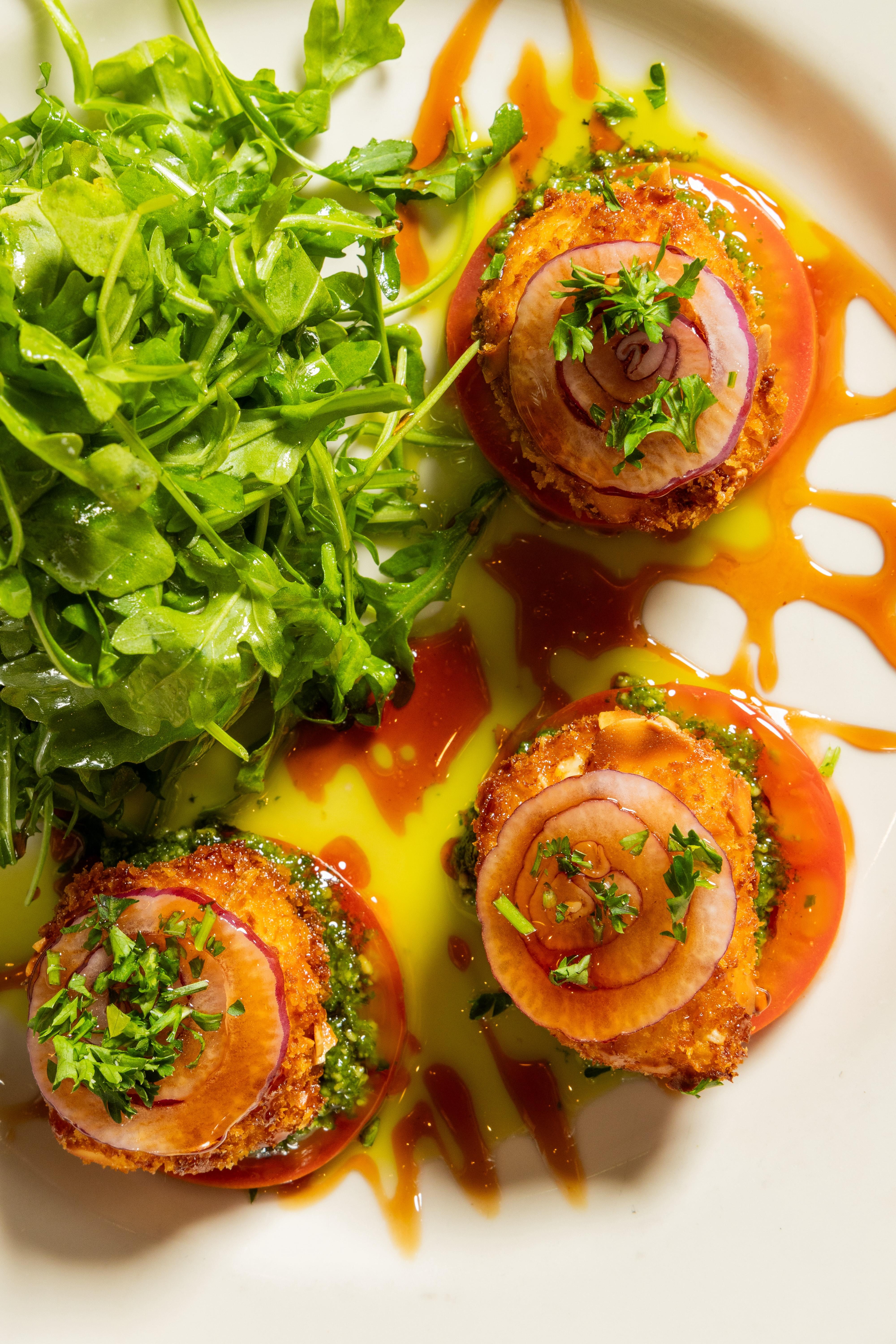 Crispy Goat Cheese Bites.