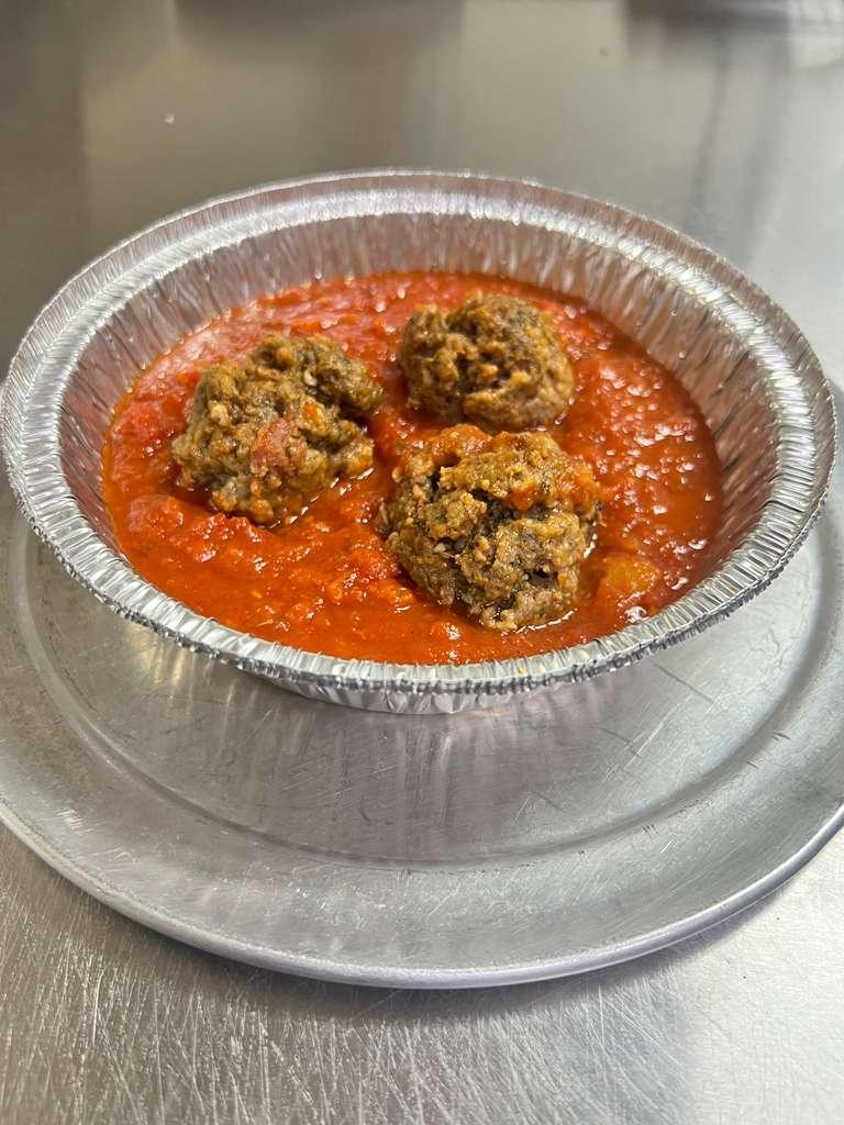 3 Meatballs w/Marinara.