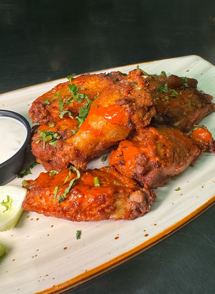Spicy Chicken Wings.