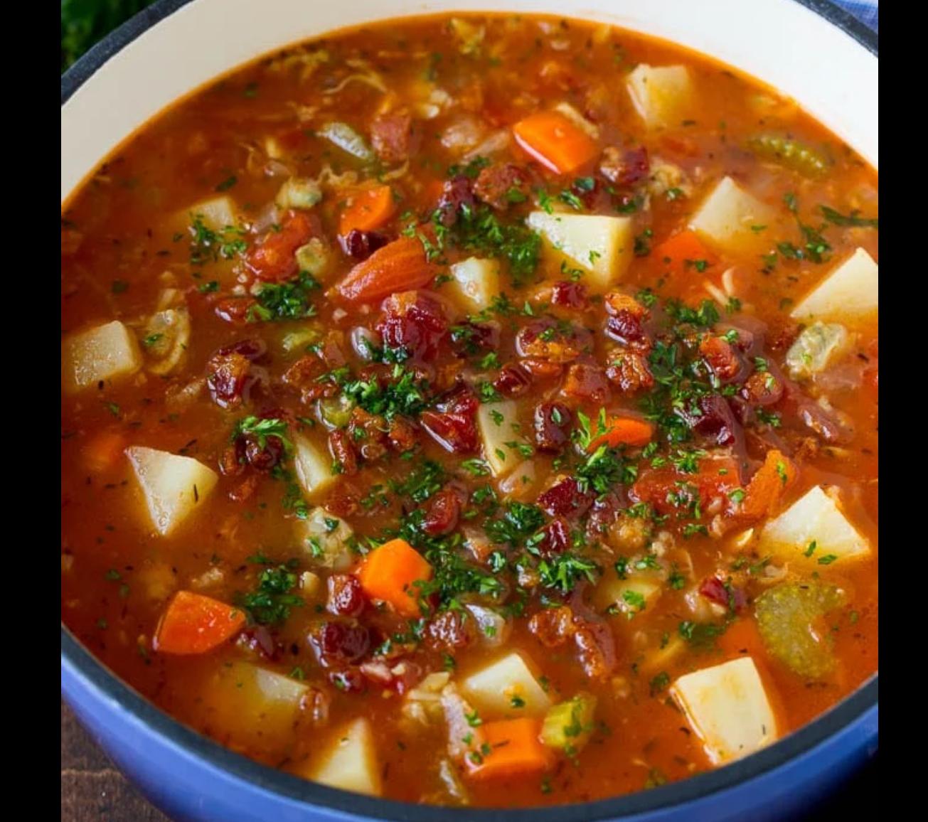 Manhattan Clam Chowder.