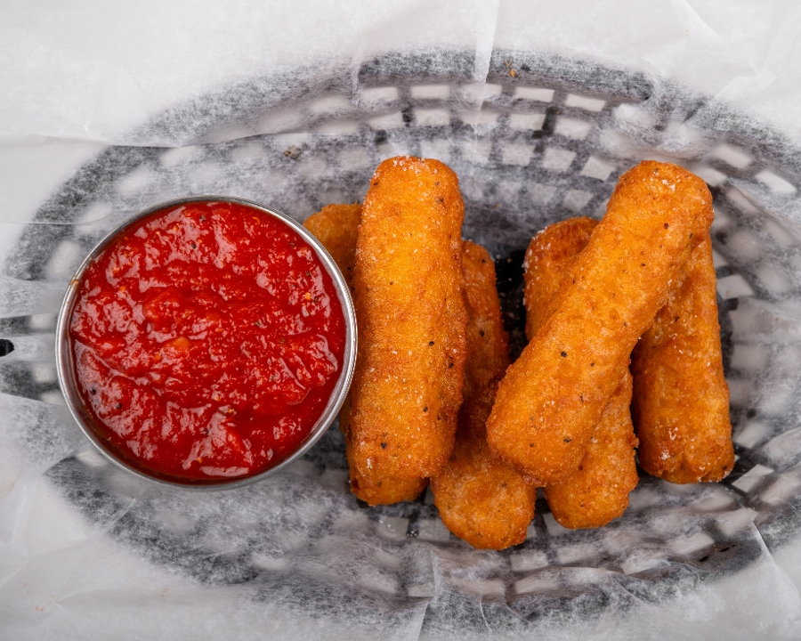 Fried Mozzarella Sticks.