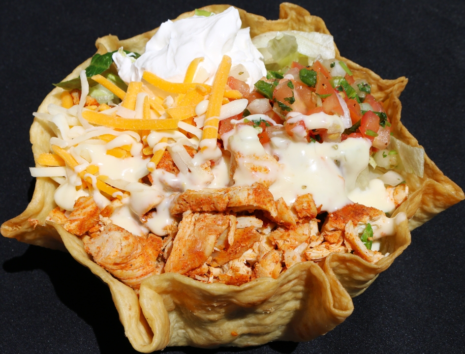 Grilled Chicken Taco Salad.