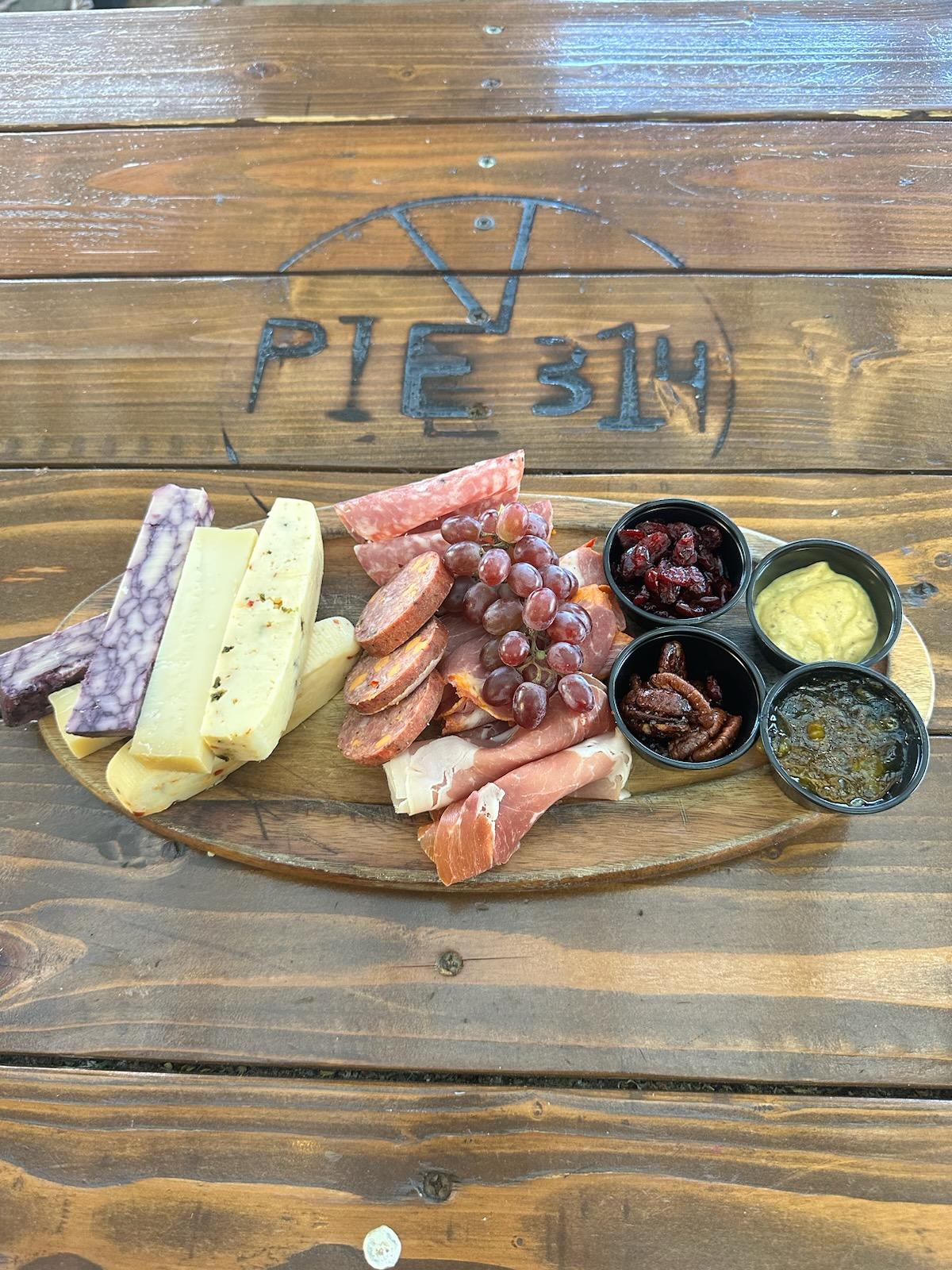 Pie's Meat and Cheese Board.