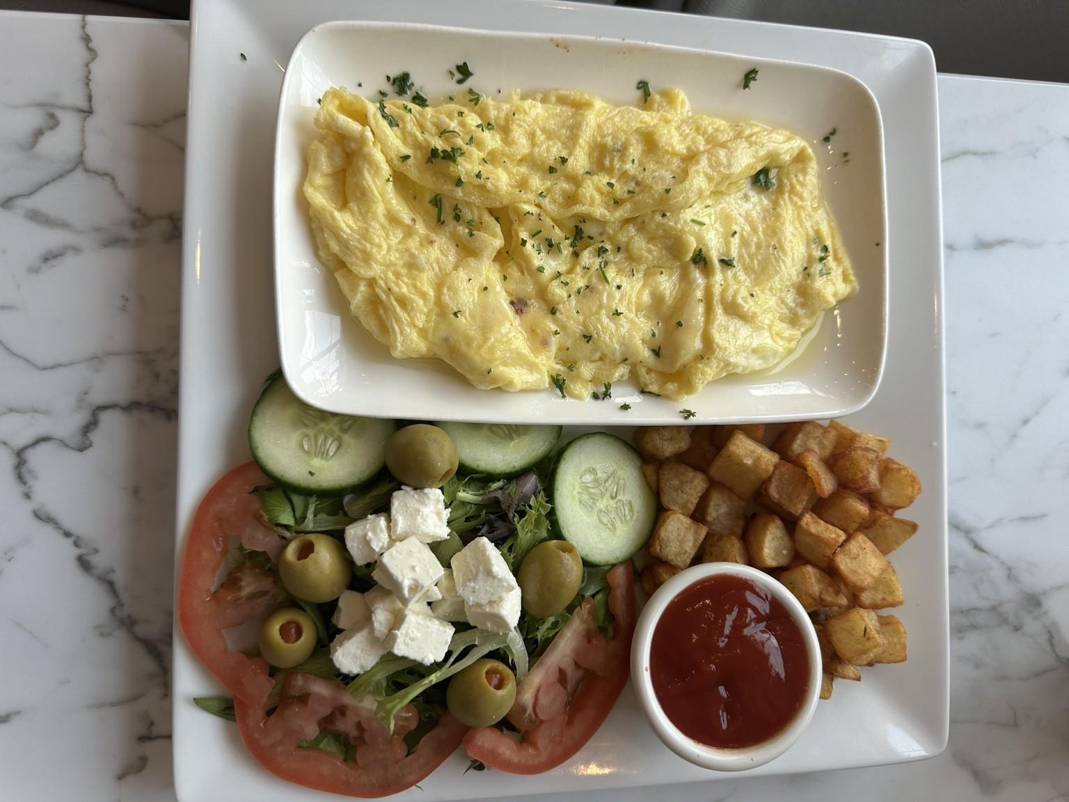 Omlette Plate.