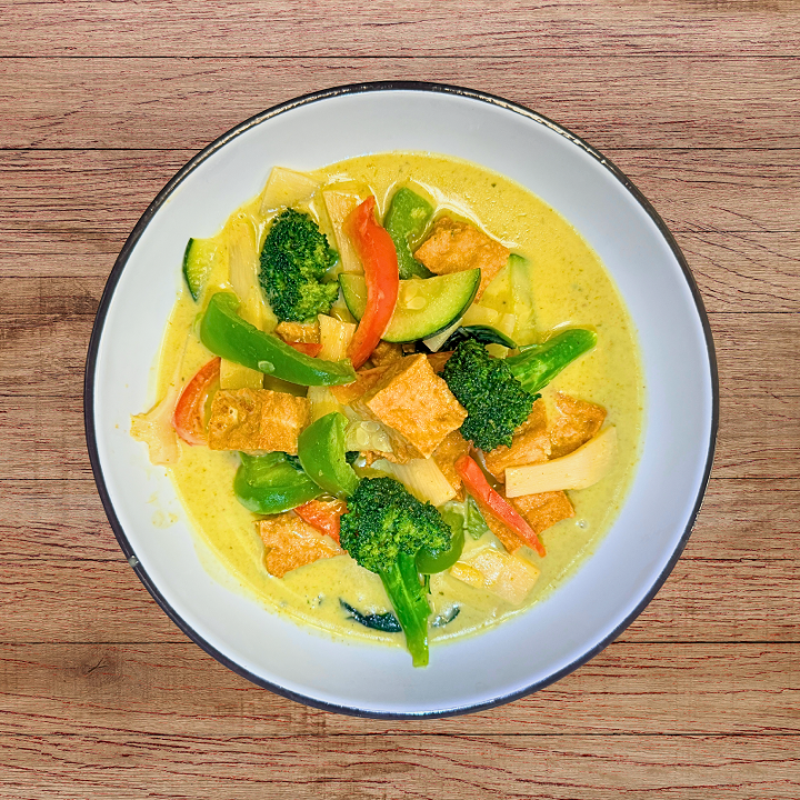 VEGAN GREEN CURRY.