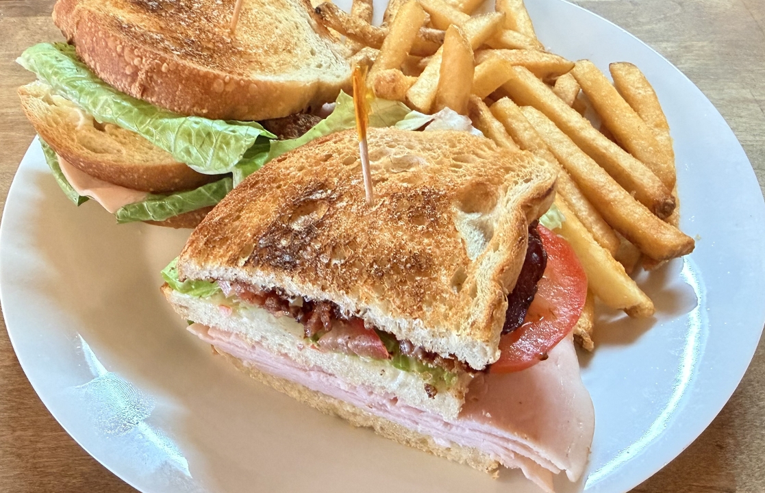 Turkey Club Sandwich.