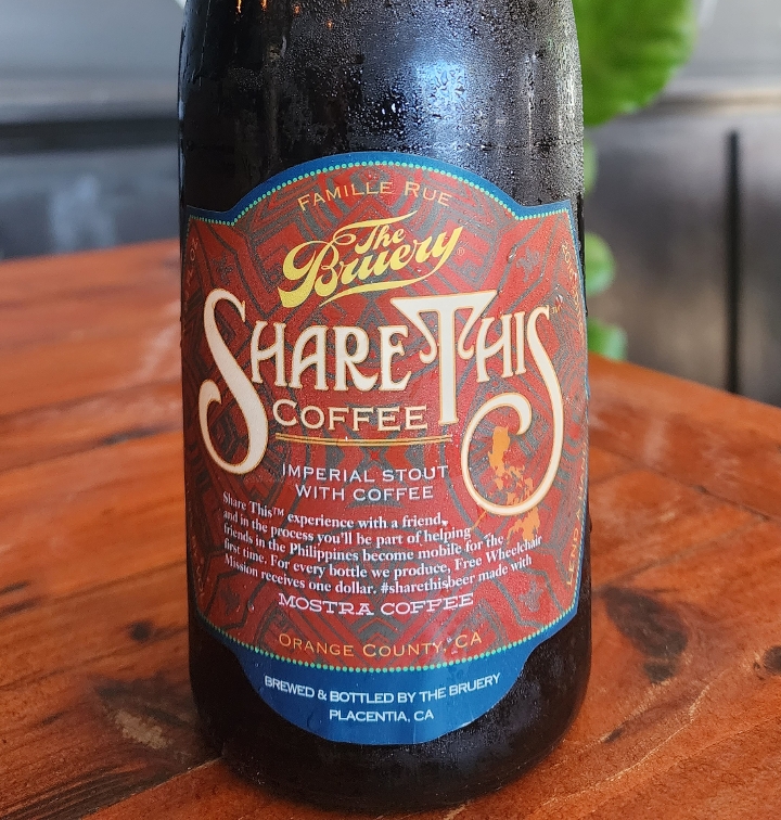 From our Cellar: 2016 The Bruery - Share This Coffee Imp Stout 750ml