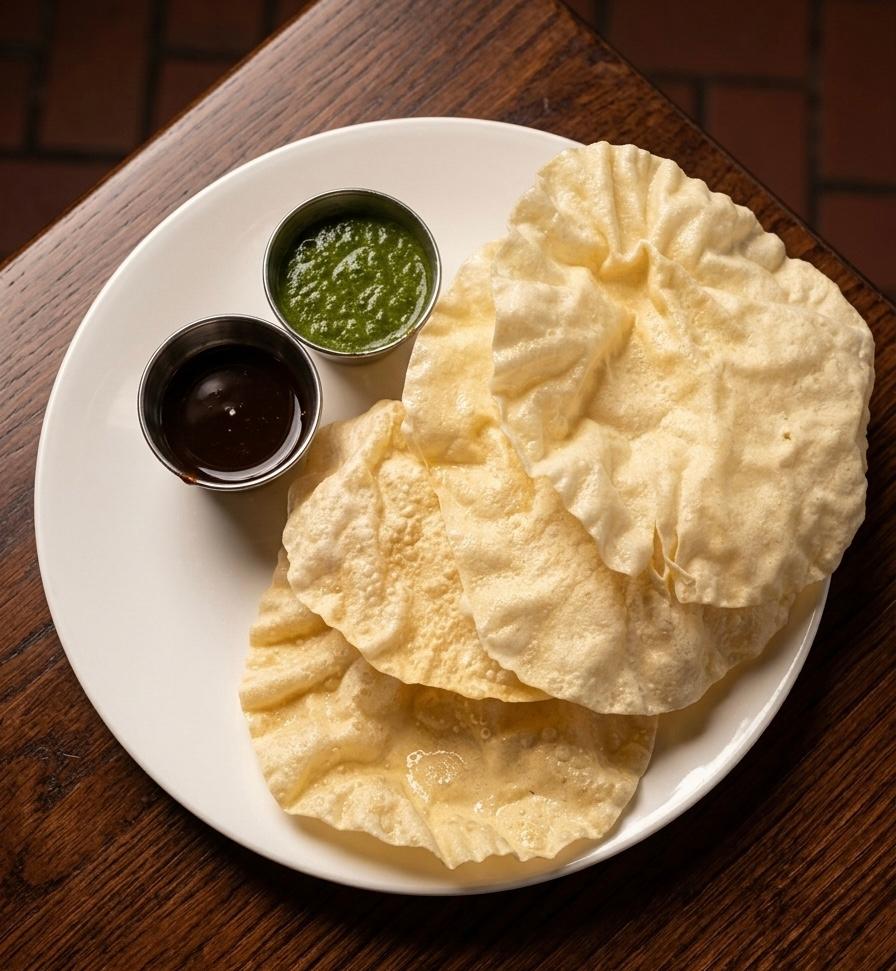 Papadoms.