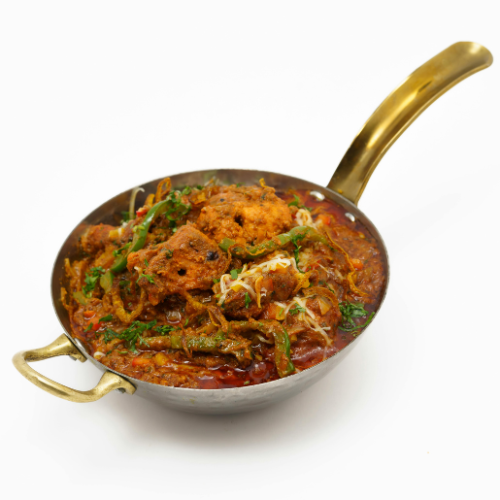 Andhra Chicken (bone-in) Curry.