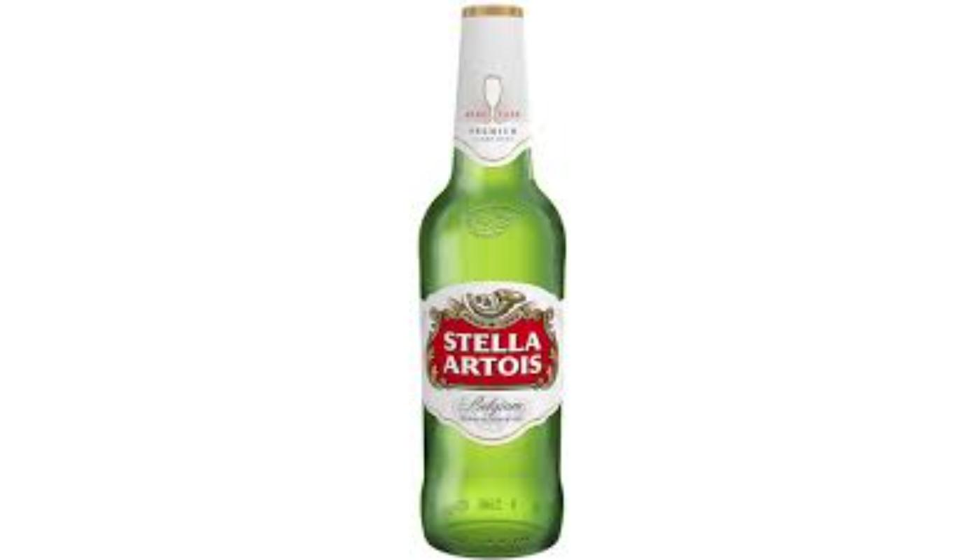 Stella Artois beer (Belgian).