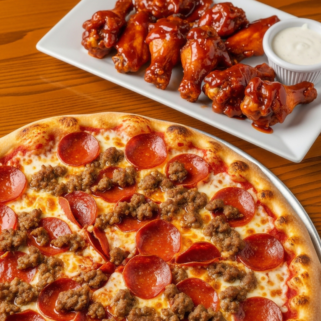 Pizza & Wings Deal.