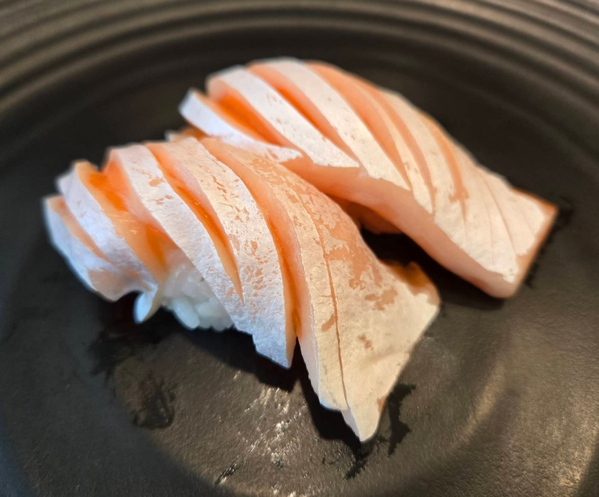 Salmon Belly Sushi.
