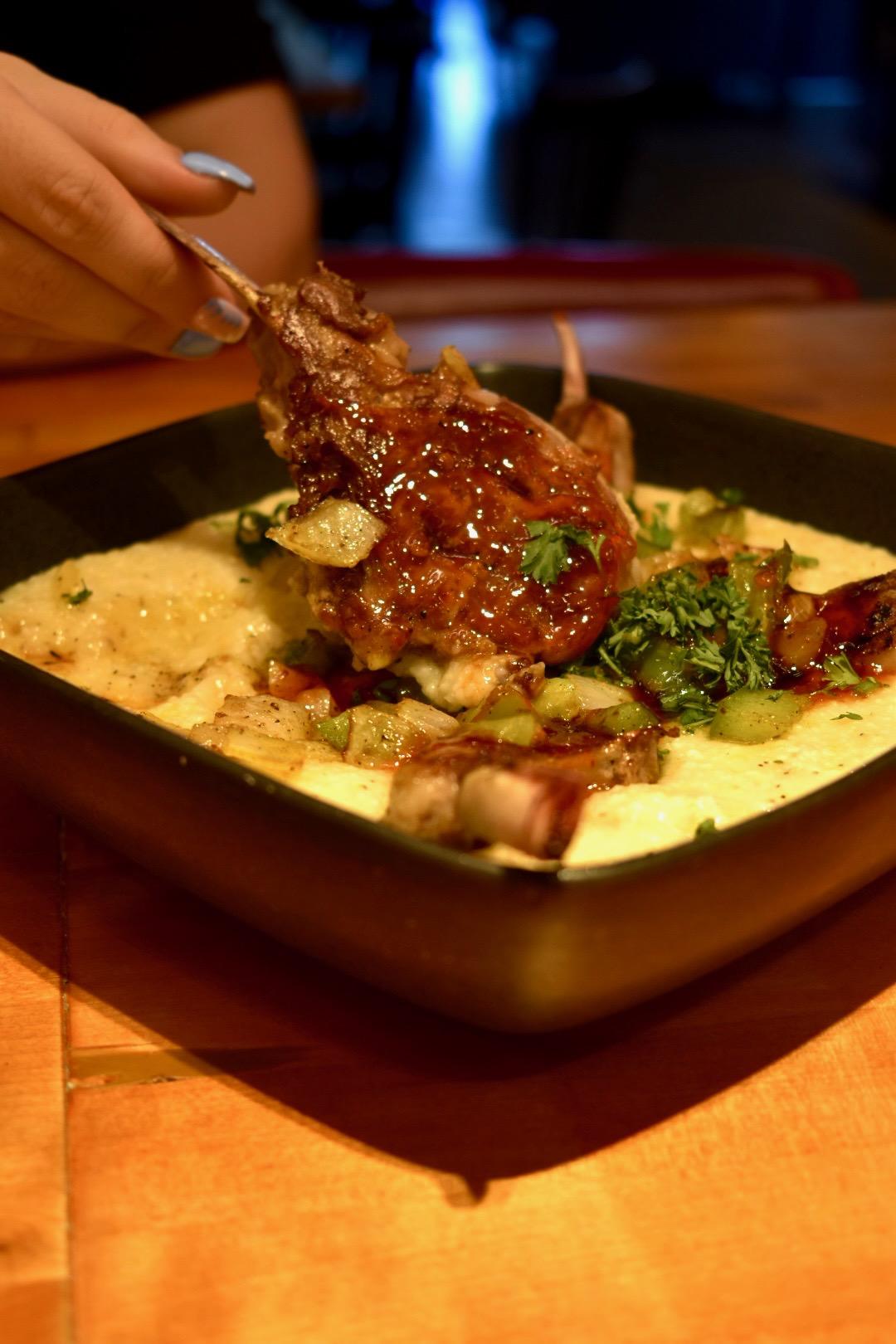 Lamb and Grits.