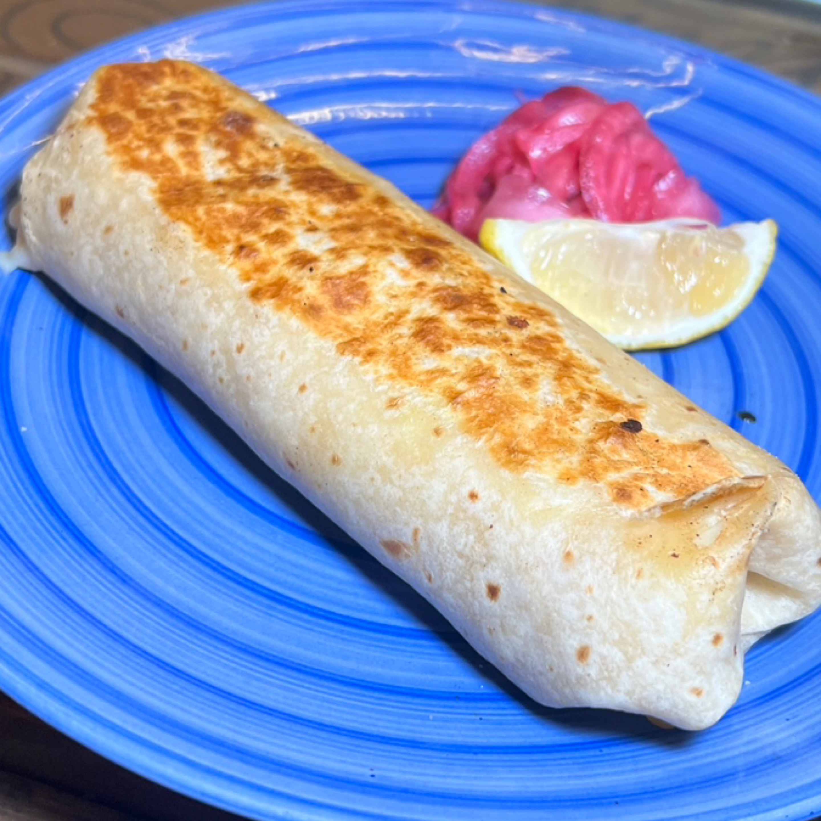Bean & Cheese burrito ( Wednesdays ).
