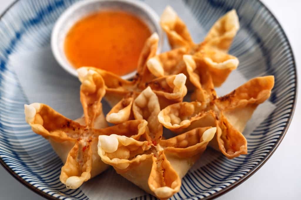 Crab Cheese Wonton.