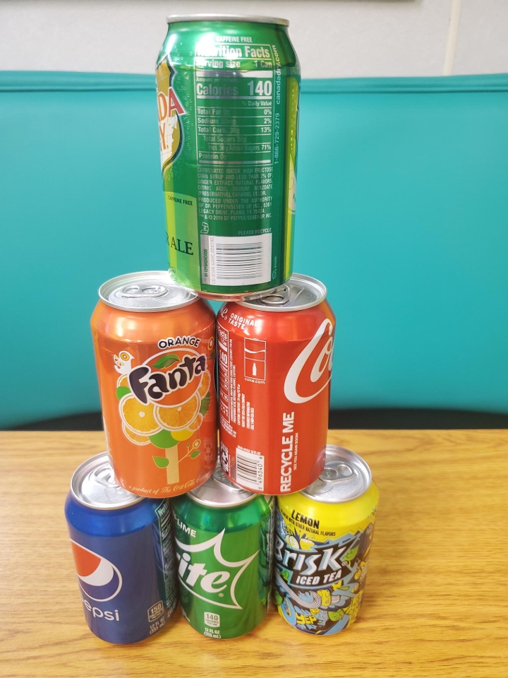 12 oz Can Soda.
