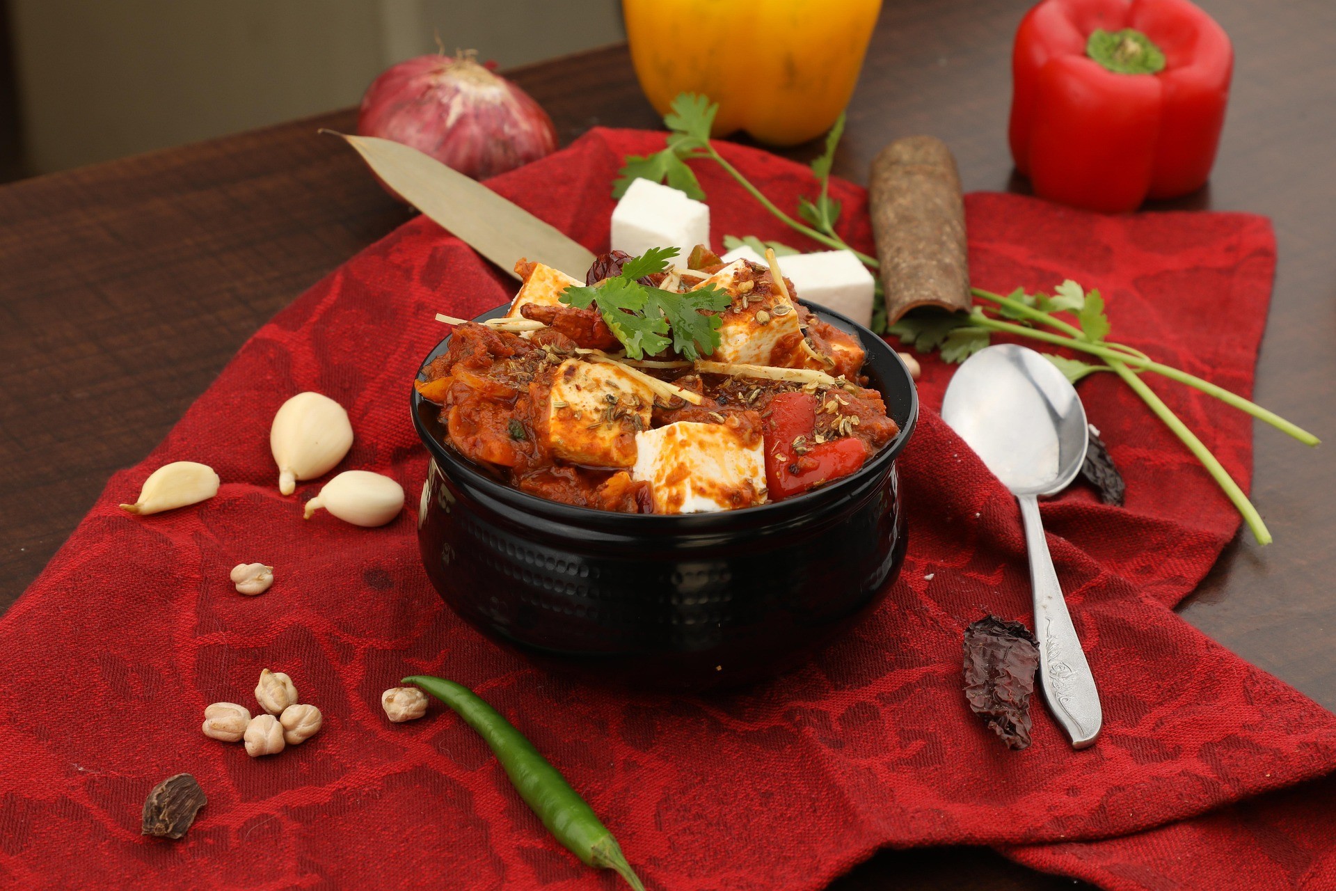 Matar Paneer.