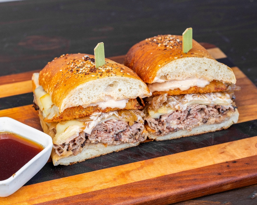 Prime Rib French Dip.