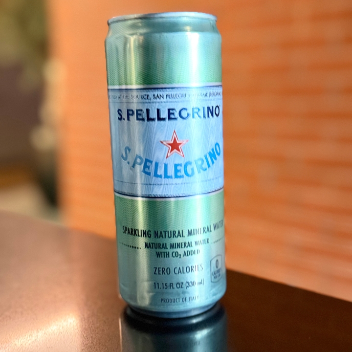 SAN PELLEGRINO (sparkling water can).
