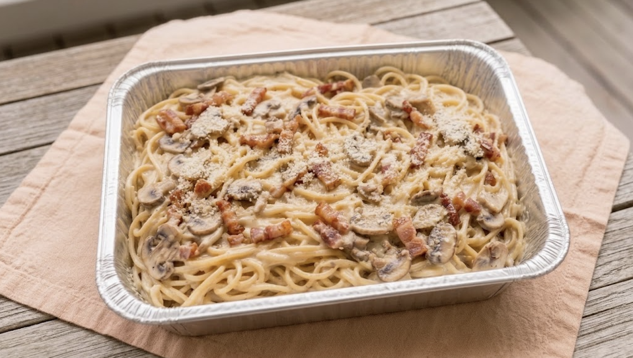 Carbonara Tray (12-15 servings).