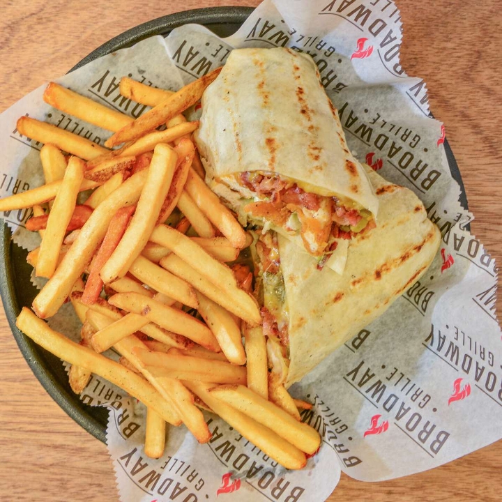 Chicken Club Roll Up.