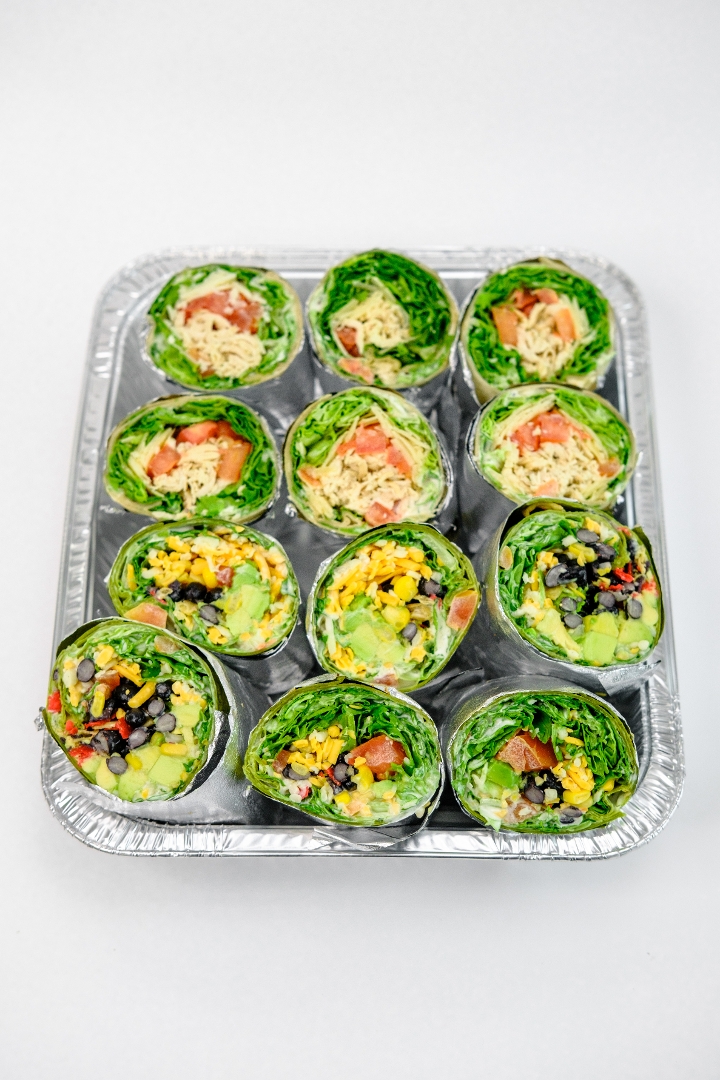 Medium cyo tray (7 wraps cut in 1/2 - up to 2 flavors).