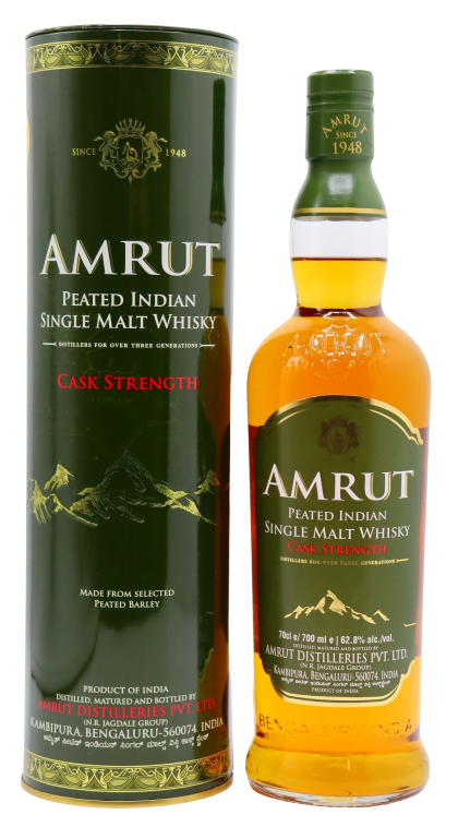 Amrut Peated Cask Strength.