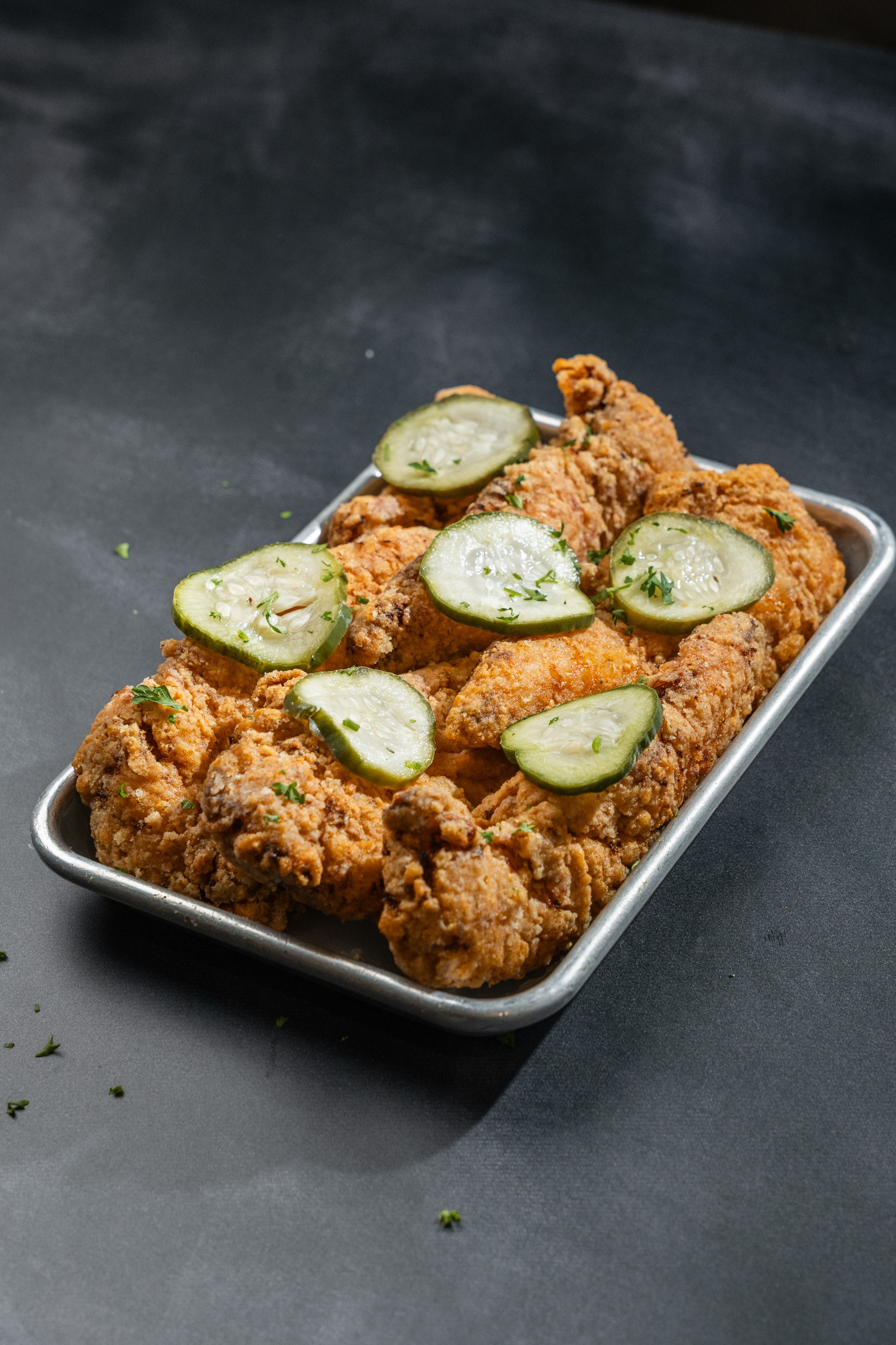 6 Chicken Tenders Pieces.