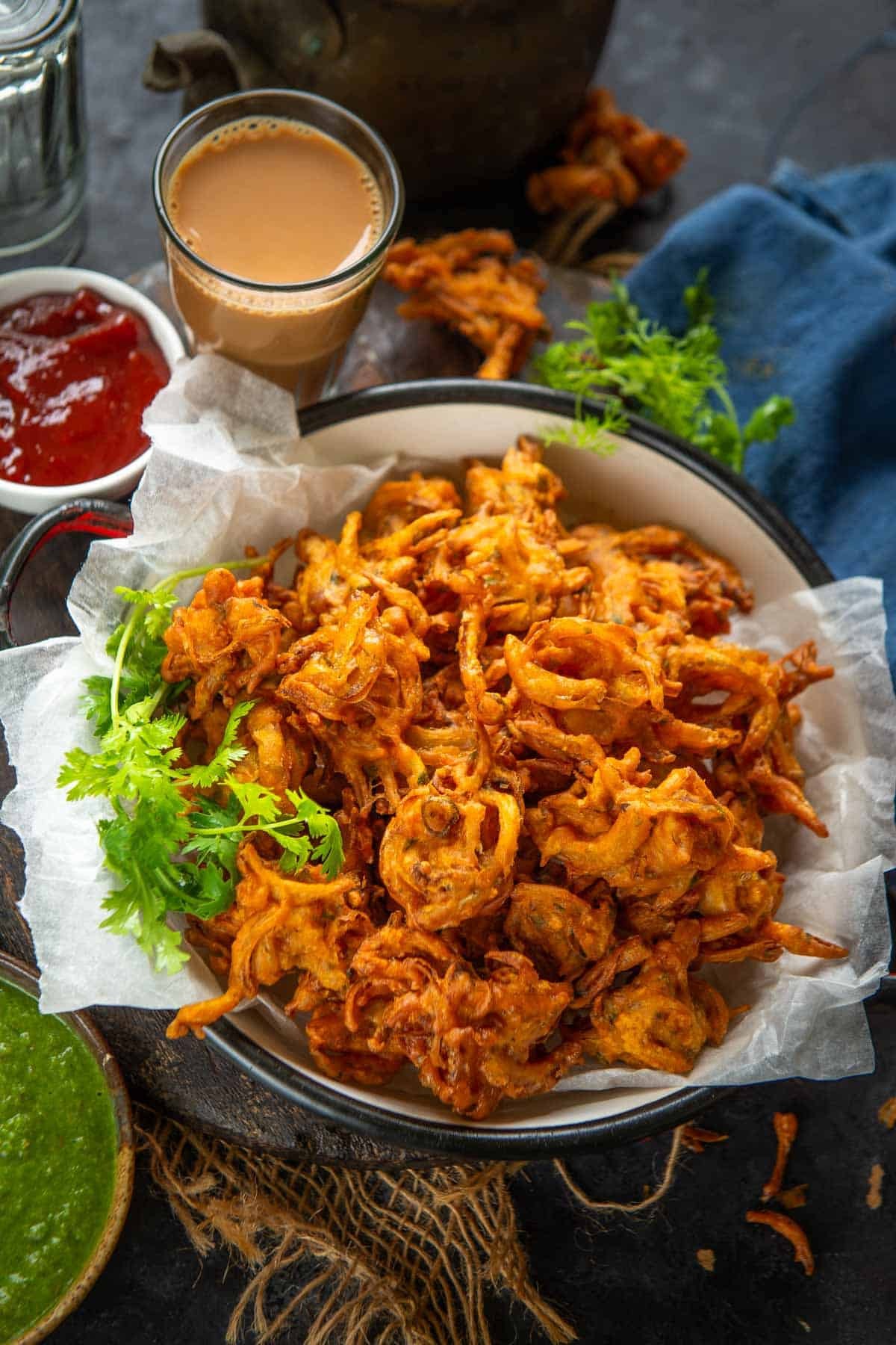 Onion Pakoda.