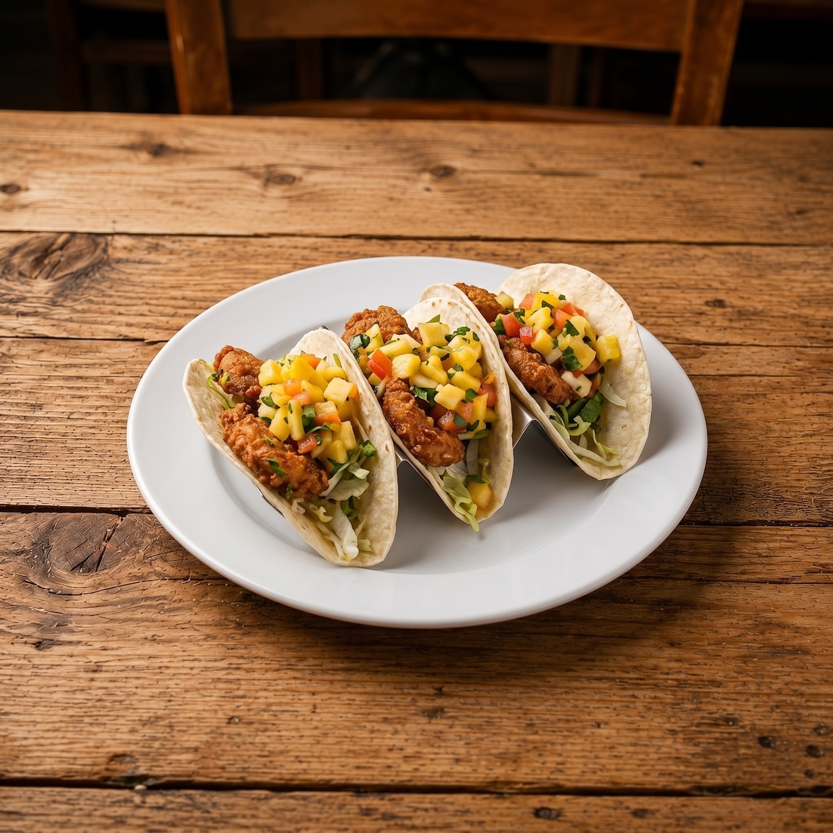 Coconut Shrimp Tacos.