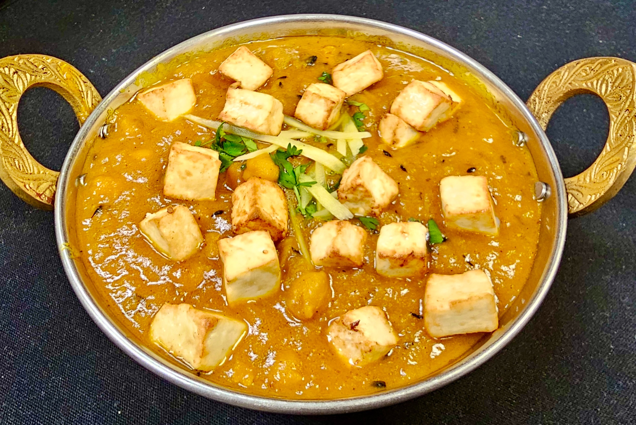 Mattar Paneer.