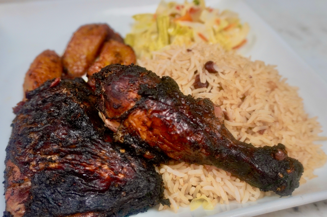 Jerk Chicken dinner.