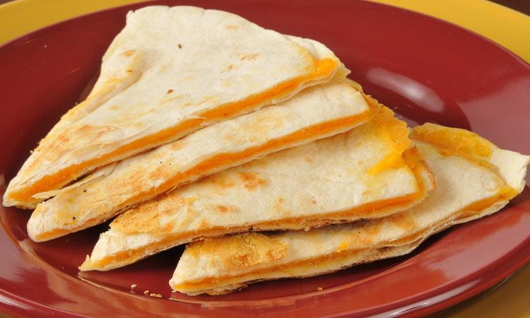 Plain Cheese Quesadilla.