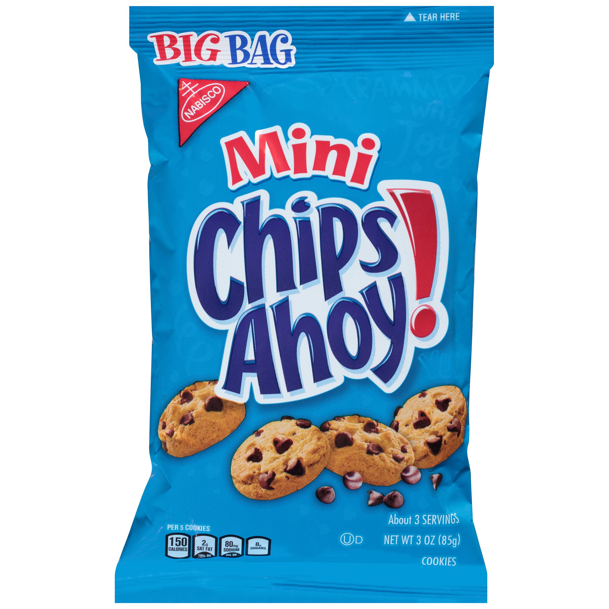 ! Mini Chocolate Chip Cookies 3 Oz Bagged.