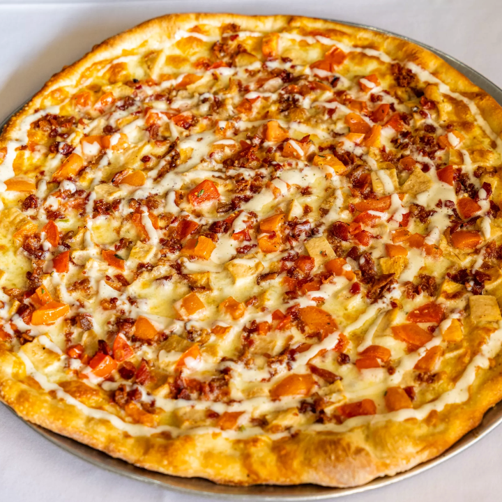 MED Chicken Rancher Pizza.